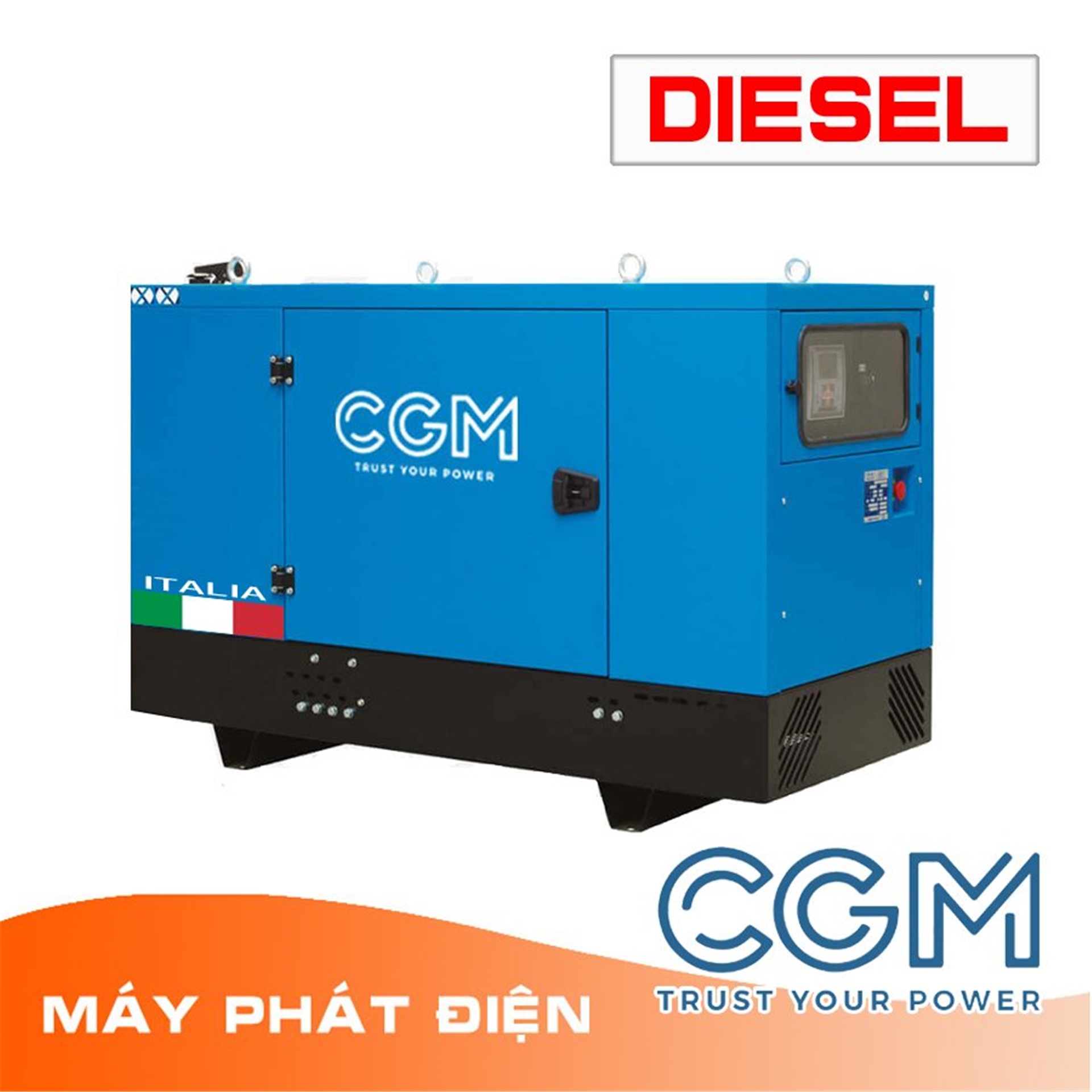 MÁY PHÁT ĐIỆN DIESEL CGM - ITALY - SERIES P 100-200KVA 50HZ